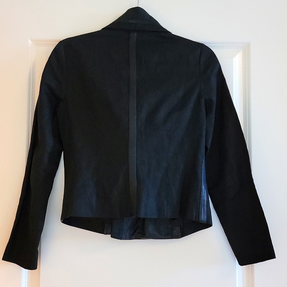 Vince Shawl Collar Leather Jacket. S - Picture 5 of 12
